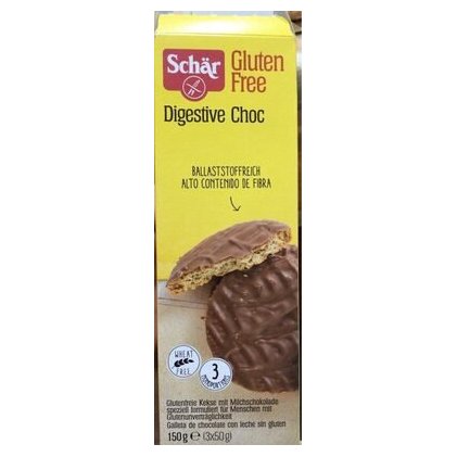 Schär печенье Digestive с шоколадом, 150 г