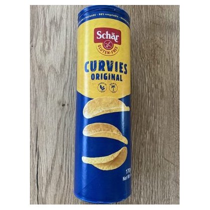 Schär чипсы Curvies оригинальные, 170 г