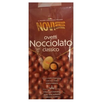 Novi конфеты шоколадные Ovetti Nocciolato Gianduja, 160 г