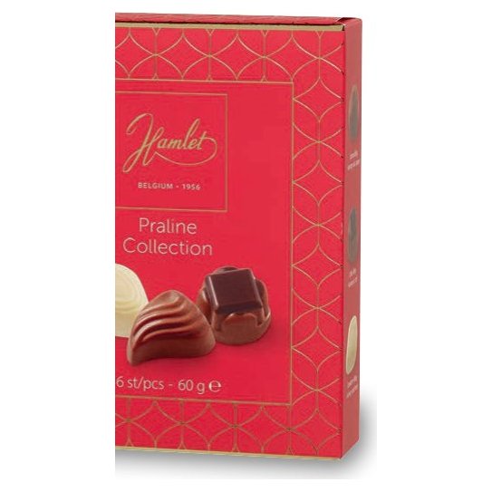 Hamlet Pralines Collection Red assortment, 60 g