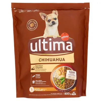 Ultima Dry Dog Food for Chihuahua with Chicken, 800 g