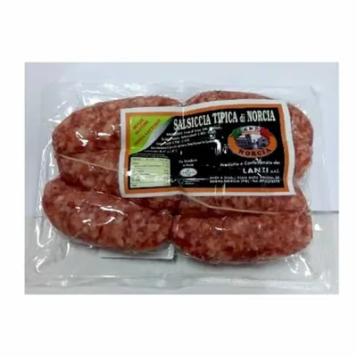 Lanzi Fresh Norcia sausages vacuum packed, 12 pcs × 400 g