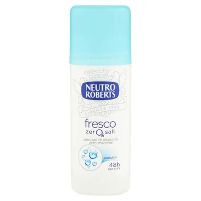 Neutro Roberts дезодорант-стик Fresco Zero Sali Classico, 40 мл