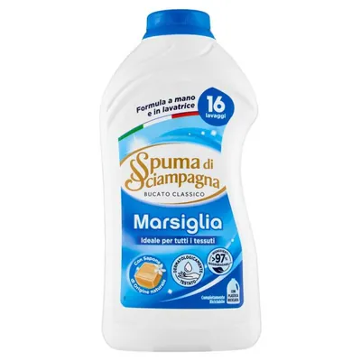 Spuma di Sciampagna Средство для стирки Bucato Marsiglia, 16 стирок
