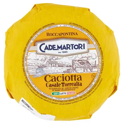 Cademartori Caciotta Roccapontina сыр качотта, 1,4 кг, 1 шт