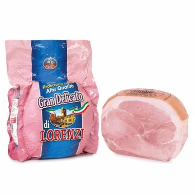 Lorenzi Cooked ham without polyphosphates, 2 pcs × 8 kg