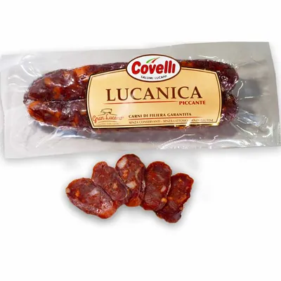 Covelli spicy Lucania salami, vacuum packed, 300 g, 12 pcs.