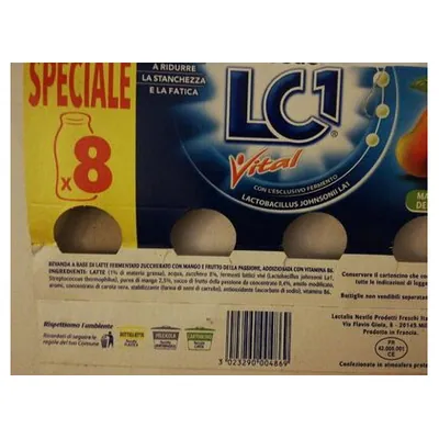 Nestlé LC1 drinking yogurt mango and passion fruit, 720 g