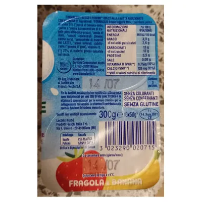 Nestlé Fruttolo assorted curd dessert, 50 g