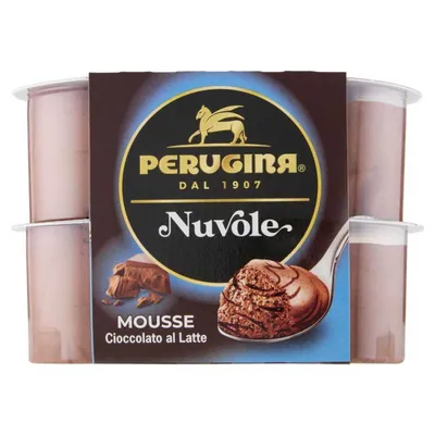 Perugina Nuvole мусс из молочного шоколада, 4 × 60 г