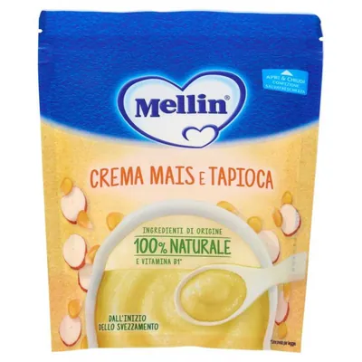Mellin Крем из кукурузы и тапиоки для детского питания, 200 г
