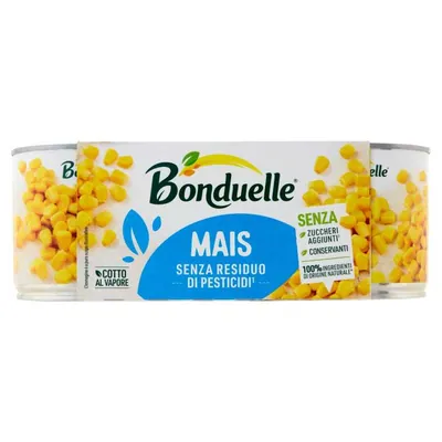 Bonduelle кукуруза, 3 × 150 г