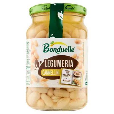 Bonduelle Фасоль каннеллини в стеклянной банке, 370 г