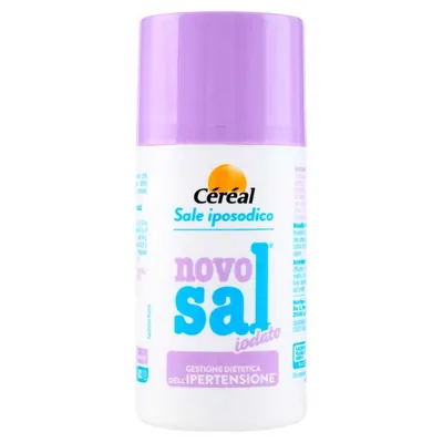 Céréal Novosal low-sodium salt in salt shaker, 200 g