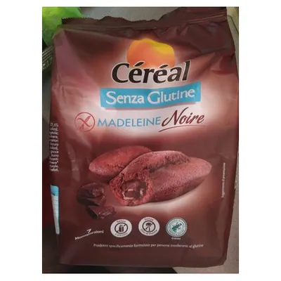 Céréal gluten-free chocolate madeleine cake Madeleine Noire, 200 g