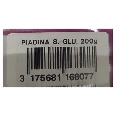 Céréal gluten-free piadina, 200 g