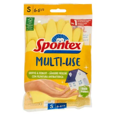 Spontex хозяйственные перчатки Milleusi Extra, размер S