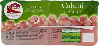 Raspini Diced Cured Ham, 100 g