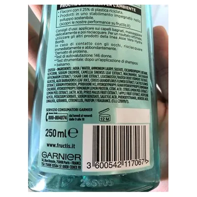 Fructis шампунь Aloe Vera, 250 мл