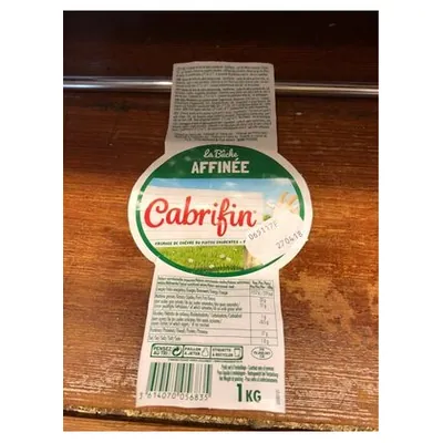 Cabrifin козий сыр бьюш Tronchetto di Capra, 1 кг