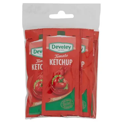 Develey кетчуп, 6 шт. × 15 мл