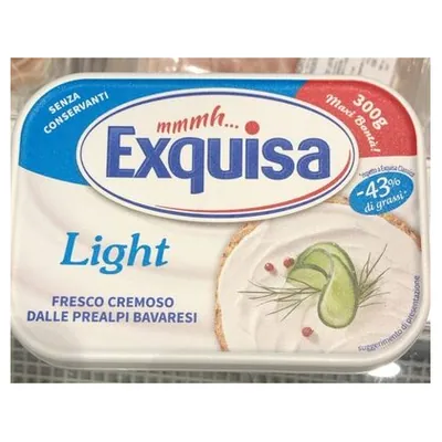 Exquisa Light fresh cheese, 300 g