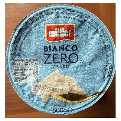 Müller white low-fat yogurt cream 0%, 500 g