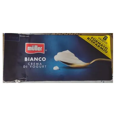 Müller white creamy yogurt, 125 g (8 pcs.)