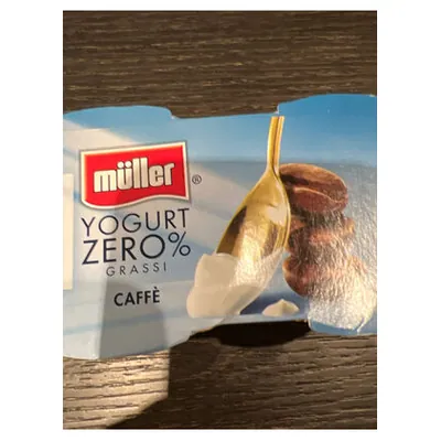 Müller low-fat 0% coffee yogurt, 2x125 g