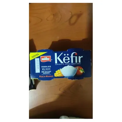 Müller peach-mango kefir, 2 x 125 g