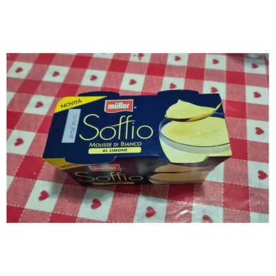 Müller мусс-йогурт Soffio со вкусом лимона, 95 г (2 шт.)