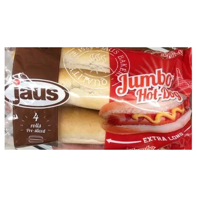 Jaus Jumbo Hot Dog булочки для хот-догов, 240 г