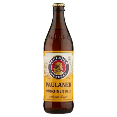 Paulaner Munchner Hell beer, 0.5 l, 4.9%