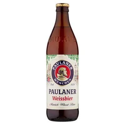 Paulaner Hefeweizen beer, 0.5 l, 5.5%