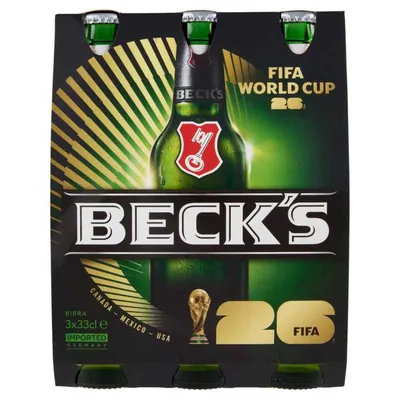 Beck's beer, 3 × 0.33 l