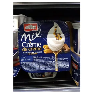 Müller Mix Crème de Crème dessert yogurt, 140 g