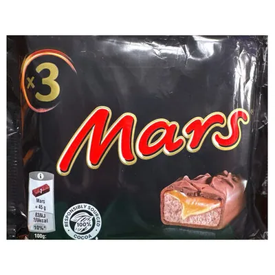 Mars шоколадные батончики, мультипак, 135 г