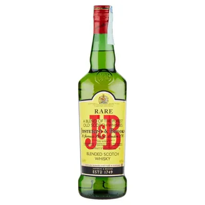 J&B blended Scotch whisky Rare Blended Scotch Whisky, 0.7 l