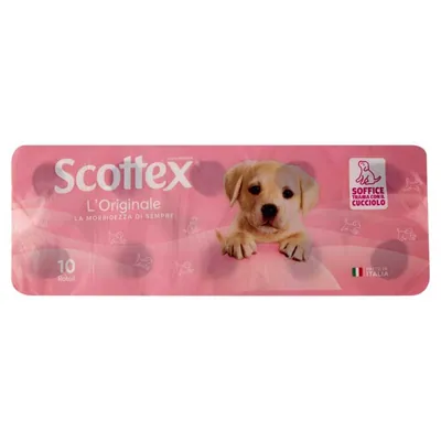 Scottex Туалетная бумага Classica, 10 шт.