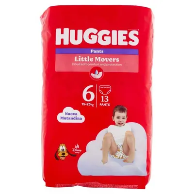 Huggies подгузники-трусики размер 6, 15–25 кг, 13 шт.