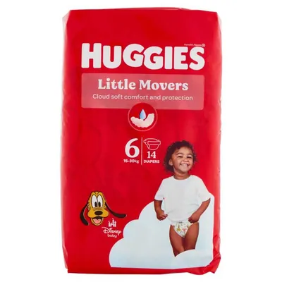 Huggies Ultracomfort размер 6, 15–30 кг, 14 шт.