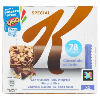 Kellogg’s Special K батончики с молочным шоколадом, 6 × 20 г