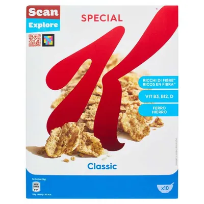 Kellogg’s Хлопья Special K, 225 + 75 г подарок