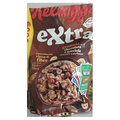 Kellogg's гранола Extra с шоколадом и фундуком, 500 г