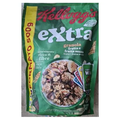 Kellogg's гранола Extra с фруктами и орехами, 500 г