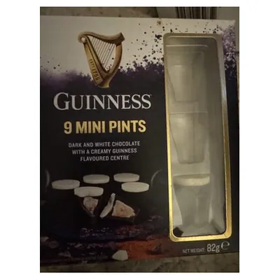Guinness 9 мини-пинт из шоколада, 82 г