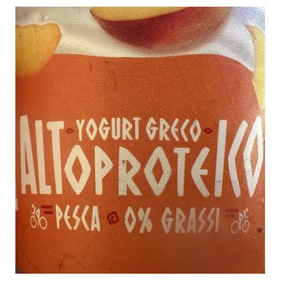 Neogal Greek yogurt 0% peach, 150 g