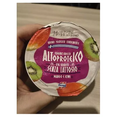 Neogal lactose-free Greek yogurt mango and kiwi, 150 g