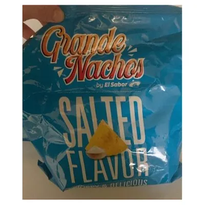 Grande natural nacho corn chips, 200 g