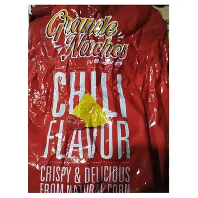 Grande chili flavored nacho corn chips, 200 g